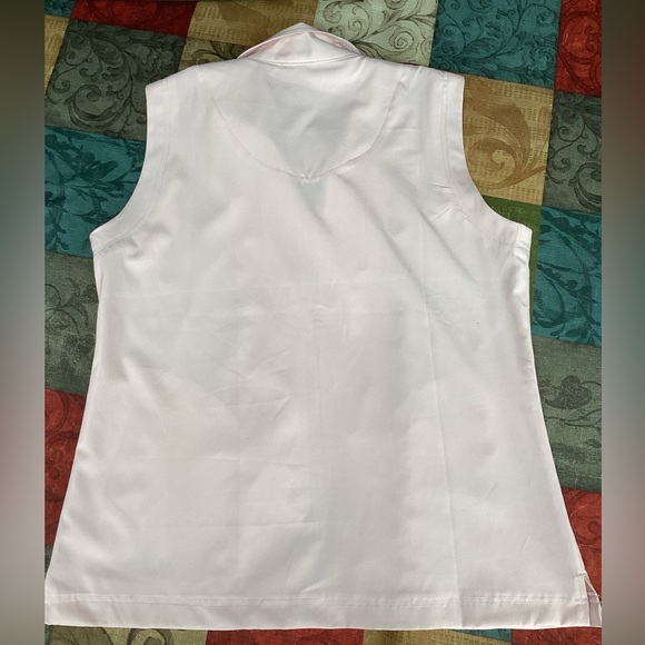 Women's Light Pink Zip-Front Sleeveless Vest Weekend Traffic Sport Size M - Picture 7 of 7